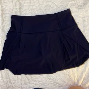 Navy lululemon skort